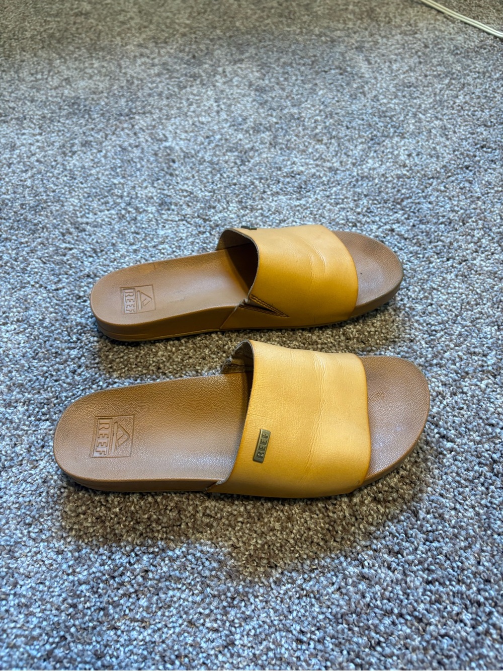 Reef Women's Slide Sandals in Mustard/Tan